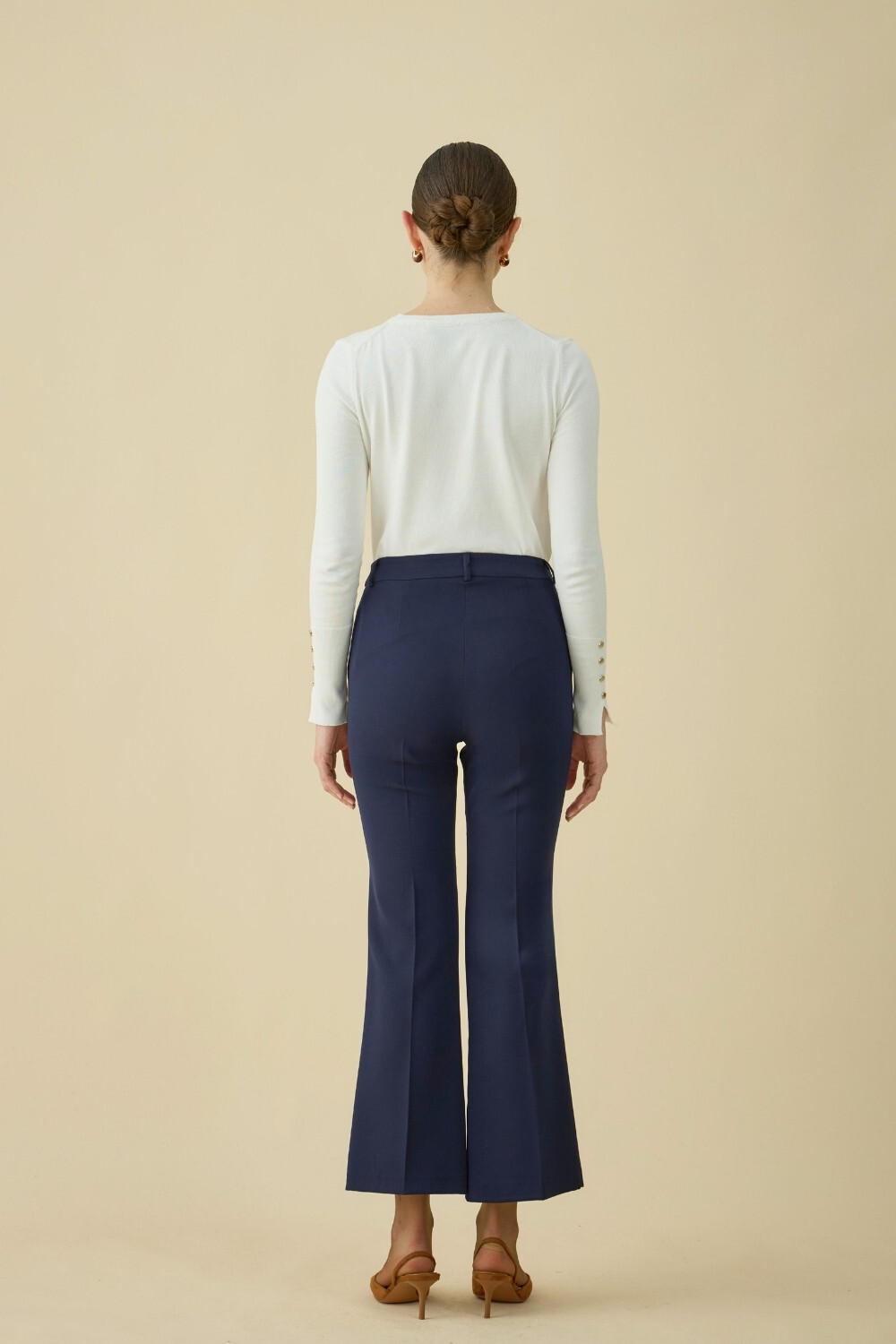 FLARE PANTOLON LACİVERT - 2