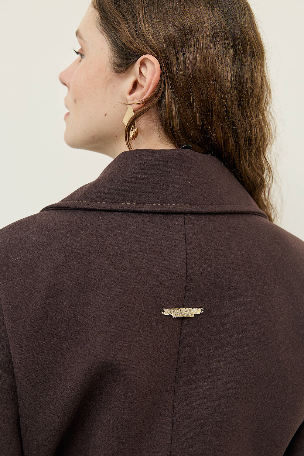 ORJİNAL KÜRKLÜ KISA KABAN KAHVE - 8